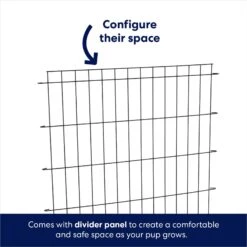 Frisco Heavy Duty Fold & Carry Double Door Collapsible Wire Dog Crate -Frisco Shop 109789 PT4. AC SS1800 V1667228667