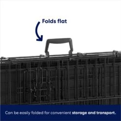 Frisco Heavy Duty Fold & Carry Double Door Collapsible Wire Dog Crate -Frisco Shop 109789 PT5. AC SS1800 V1667228785