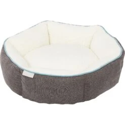 Frisco Sherpa Hexagon Bolster Cat & Dog Bed -Frisco Shop 144813 PT2. AC SS1800 V1566404009