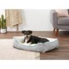 Frisco Sherpa Rectangular Bolster Cat & Dog Bed -Frisco Shop 144851 MAIN. AC SS1800 V1568843576