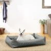 Frisco Rectangular Bolster Dog Bed W/Removable Cover, Dark Gray 1 Frisco Rectangular Bolster Dog Bed W/Removable Cover, Dark Gray -Frisco Shop 144865 MAIN. AC SS1800 V1566404860