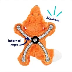 Frisco Fox Plush With Inside Rope Squeaky Dog Toy 10 Frisco Fox Plush With Inside Rope Squeaky Dog Toy -Frisco Shop 147065 PT2. AC SS1800 V1692019954