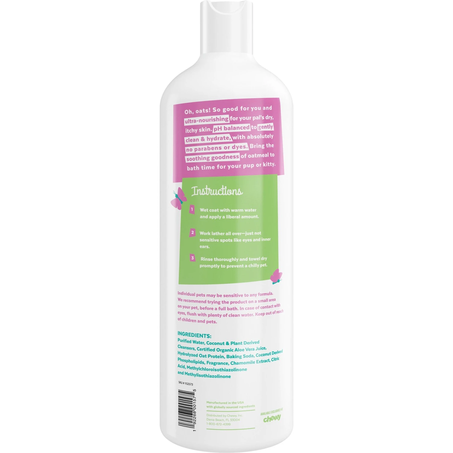 Frisco Oatmeal Dog & Cat Shampoo, Almond Scent 4 Frisco Oatmeal Dog & Cat Shampoo, Almond Scent - Image 2