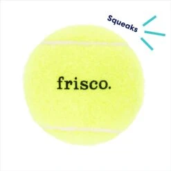 Frisco Fetch Squeaky Tennis Ball Dog Toy -Frisco Shop 152803 PT2. AC SS1800 V1691776693