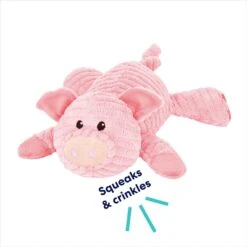 Frisco Corduroy Plush Squeaking Pig Dog Toy 10 Frisco Corduroy Plush Squeaking Pig Dog Toy -Frisco Shop 152832 PT2. AC SS1800 V1692020044