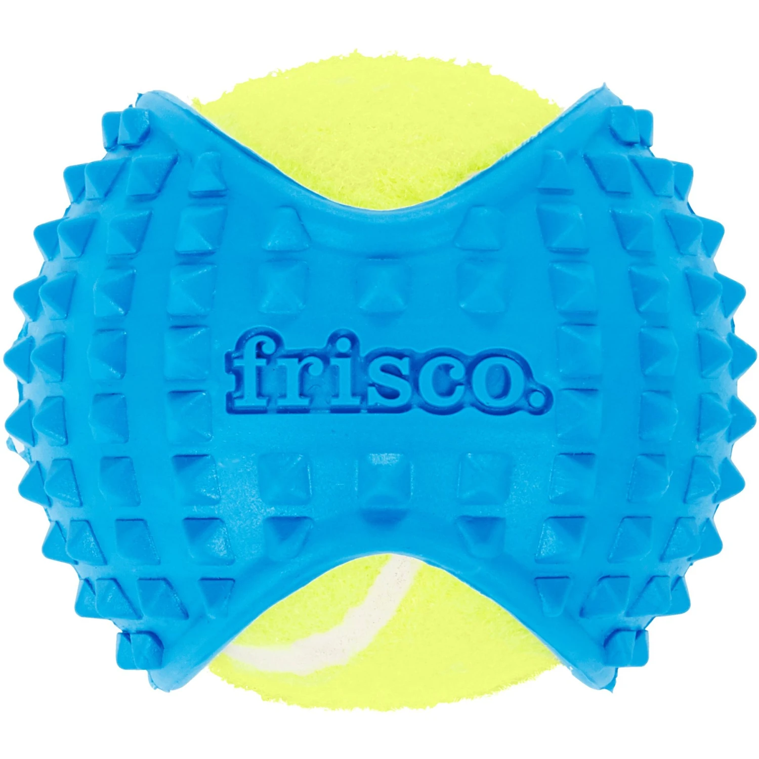 Frisco Fetch Squeaky Tennis Ball With Rubber Sleeve Dog Toy 3 Frisco Fetch Squeaky Tennis Ball With Rubber Sleeve Dog Toy