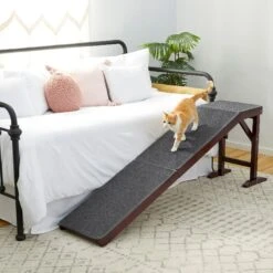 Frisco Deluxe Wooden Carpeted Cat & Dog Ramp -Frisco Shop 156784 PT4. AC SS1800 V1579102085