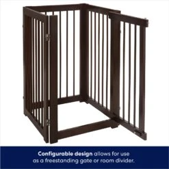 Frisco Deluxe Configurable 4-Panel Wood Dog Gate -Frisco Shop 156793 PT5. AC SS1800 V1671203001