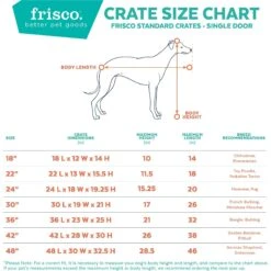 Frisco Fold & Carry Single Door Collapsible Wire Dog Crate -Frisco Shop 160808 PT2. AC SS1800 V1568641021