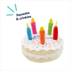 Frisco Birthday Cake Plush Squeaky Dog Toy -Frisco Shop 162839 PT2. AC SS1800 V1695670718