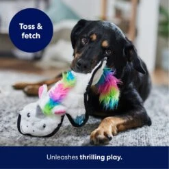 Frisco Unicorn Stuffing-Free Flat Plush Squeaky Dog Toy -Frisco Shop 174737 PT4. AC SS1800 V1695671061