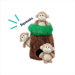 Frisco Monkeys In Tree Hide & Seek Puzzle Plush Squeaky Dog Toy -Frisco Shop 174759 PT3. AC SS1800 V1698345474