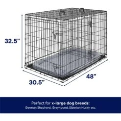 Frisco Heavy Duty Fold & Carry Double Door Collapsible Wire Dog Crate & Mat Kit 11 Frisco Heavy Duty Fold & Carry Double Door Collapsible Wire Dog Crate & Mat Kit -Frisco Shop 212618 PT1. AC SS1800 V1667227937