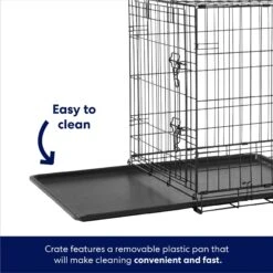 Frisco Fold & Carry Double Door Collapsible Wire Dog Crate & Mat Kit 14 Frisco Fold & Carry Double Door Collapsible Wire Dog Crate & Mat Kit -Frisco Shop 212633 PT4. AC SS1800 V1667229187