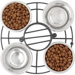 Frisco Multi Pet Feeding 4-Bowls Stainless Steel Dog & Cat Bowls, 0.5 Cup 14 Frisco Multi Pet Feeding 4-Bowls Stainless Steel Dog & Cat Bowls, 0.5 Cup -Frisco Shop 213787 PT4. AC SS1800 V1599240375