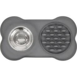 Frisco Silicone Slow Feeder Mat With Stainless Steel Bowl 12 Frisco Silicone Slow Feeder Mat With Stainless Steel Bowl -Frisco Shop 215983 PT3. AC SS1800 V1591020073