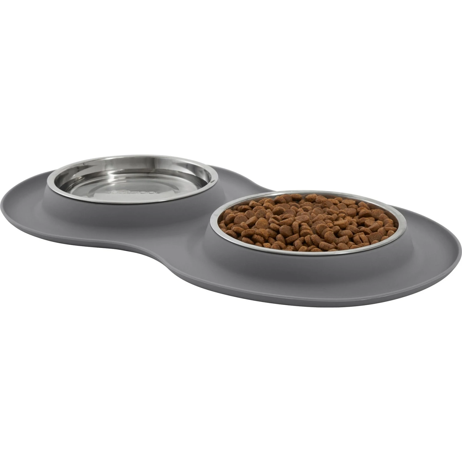 Frisco Double Stainless Steel Pet Bowl With Silicone Mat 5 Frisco Double Stainless Steel Pet Bowl With Silicone Mat - Image 3