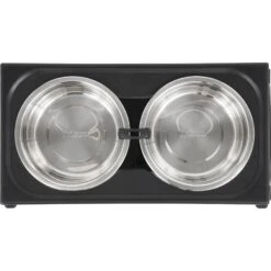 Frisco Stainless Steel Bowls With Adjustable Elevated Holder -Frisco Shop 216015 PT3. AC SS1800 V1591020388