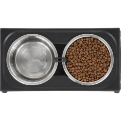 Frisco Stainless Steel Bowls With Adjustable Elevated Holder -Frisco Shop 216015 PT4. AC SS1800 V1591020390