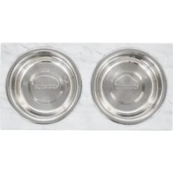 Frisco Marble Print Stainless Steel Double Elevated Dog Bowl 11 Frisco Marble Print Stainless Steel Double Elevated Dog Bowl -Frisco Shop 216017 PT3. AC SS1800 V1591020397