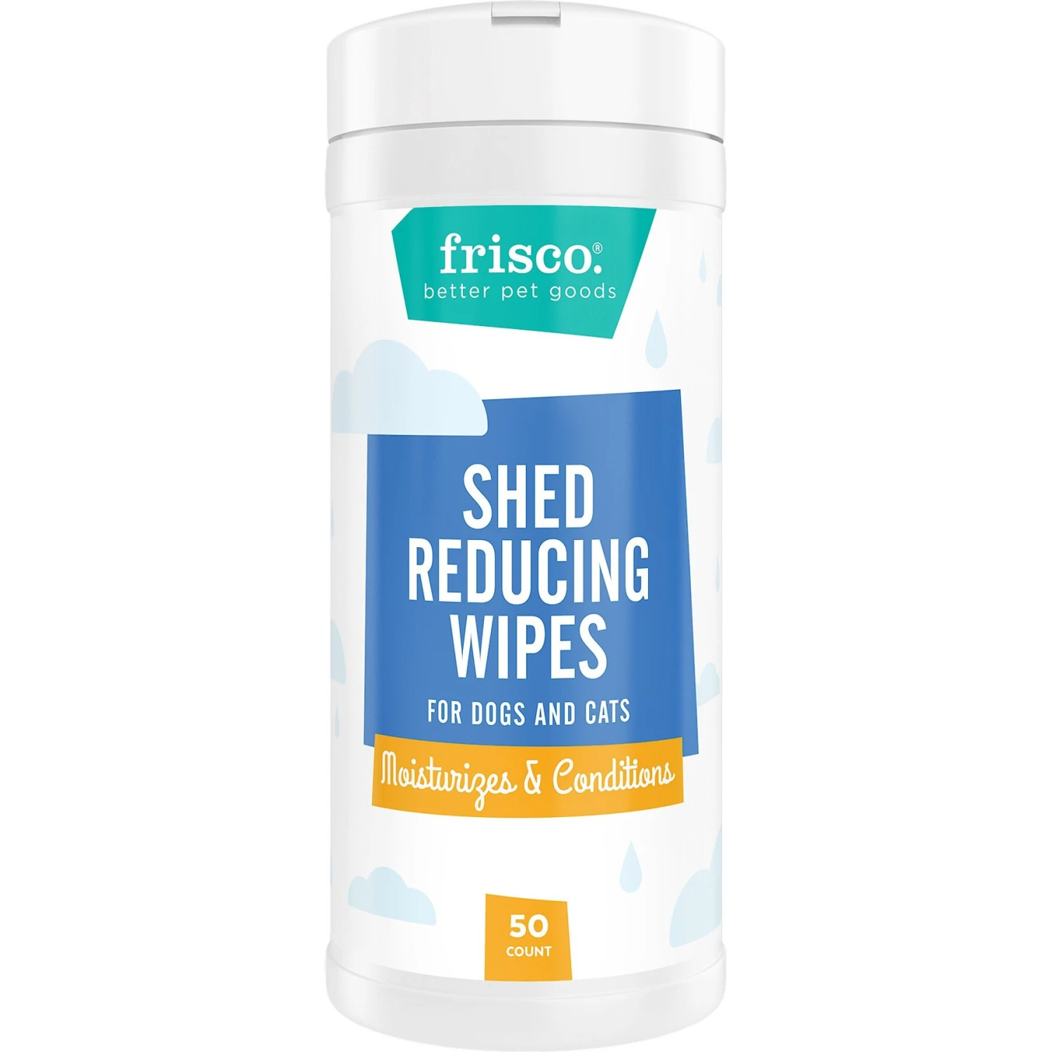 Frisco Shed Reducing Waterless Grooming Wipes For Dogs & Cats, 50 Count 3 Frisco Shed Reducing Waterless Grooming Wipes For Dogs & Cats, 50 Count