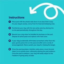 Frisco Premium Giant Printed Dog Training & Potty Pads, 27.5 X 44-in, Unscented -Frisco Shop 227472 PT7. AC SS1800 V1699297882