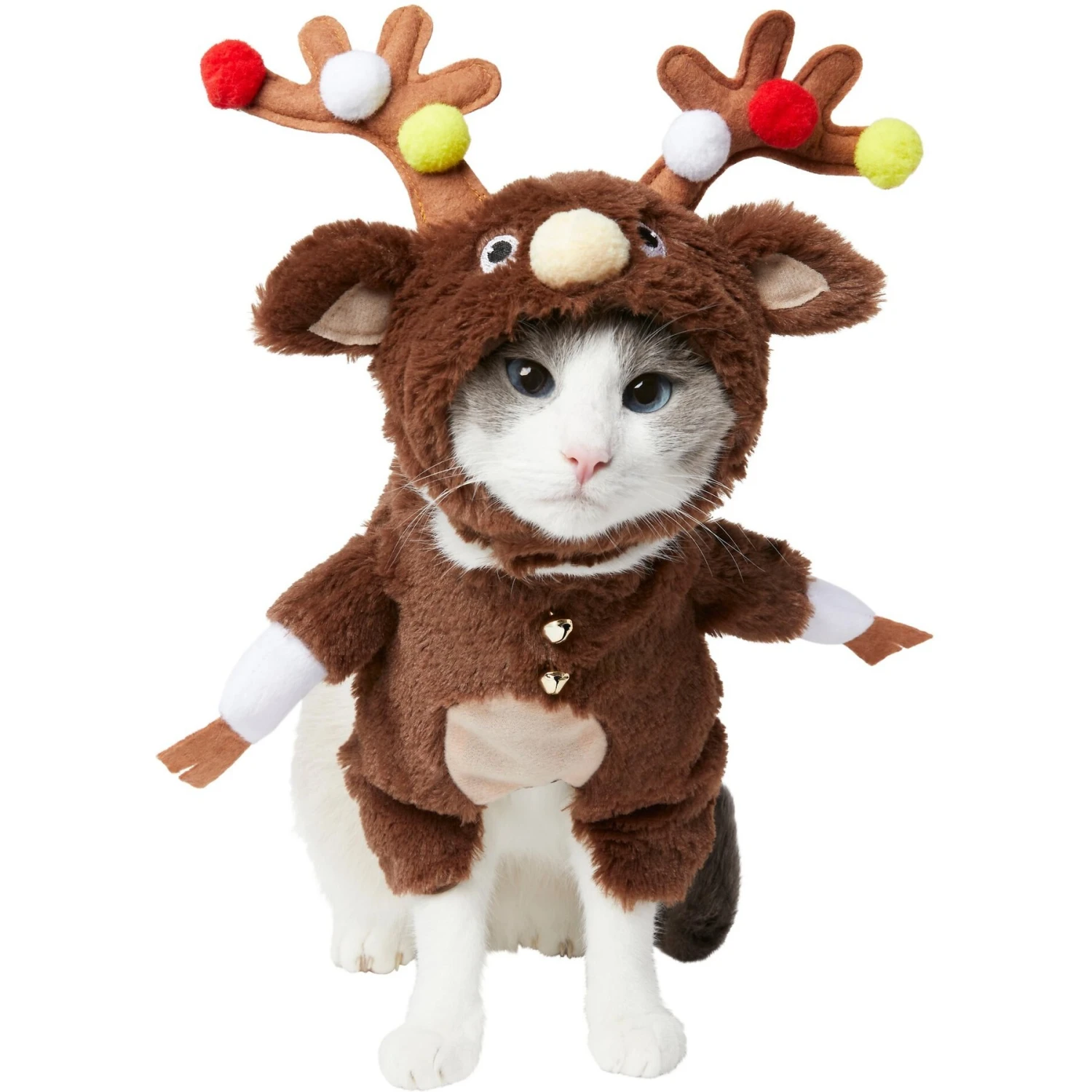 Frisco Front Walking Reindeer Dog & Cat Costume, 1 Count 3 Frisco Front Walking Reindeer Dog & Cat Costume, 1 Count