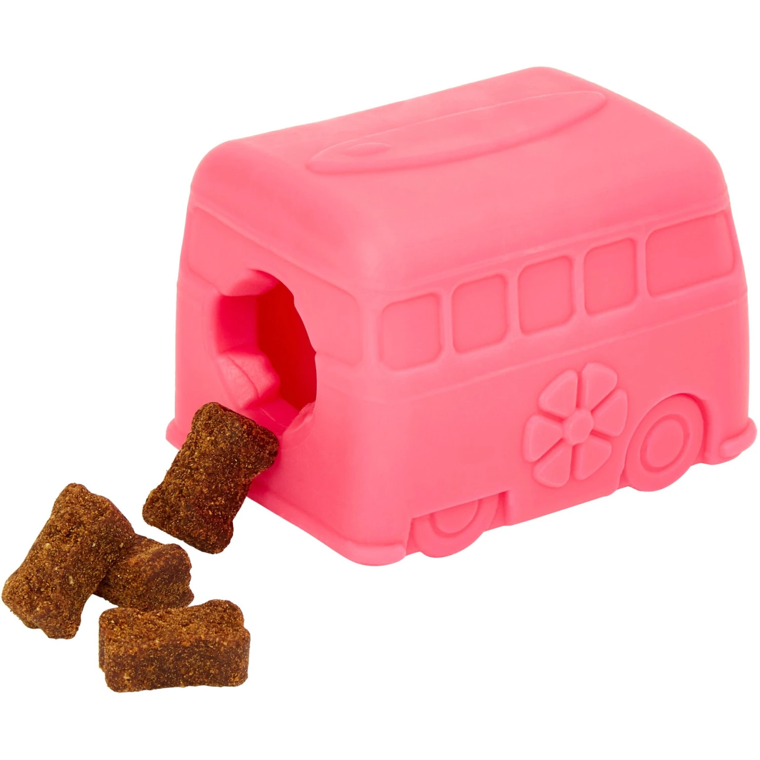 Frisco Retro Funky Van TPE Treat Dispenser Dog Toy, Medium/Large 3 Frisco Retro Funky Van TPE Treat Dispenser Dog Toy, Medium/Large