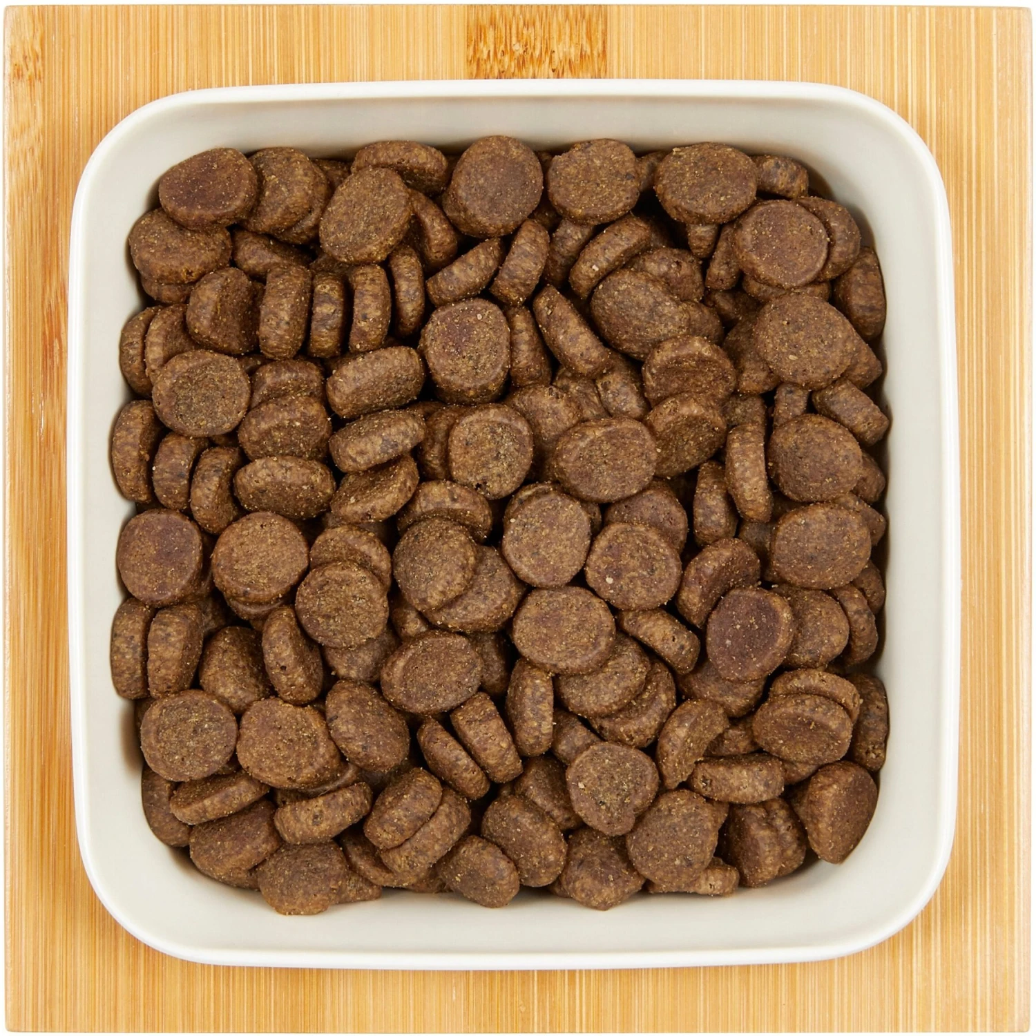 Frisco Square Melamine Dog & Cat Bowl With Bamboo Stand 6 Frisco Square Melamine Dog & Cat Bowl With Bamboo Stand - Image 4