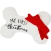 Frisco Holiday My First Christmas Bone Plush Squeaky Dog Toy 2 Frisco Holiday My First Christmas Bone Plush Squeaky Dog Toy -Frisco Shop 233166 MAIN. AC SS1800 V1694813841