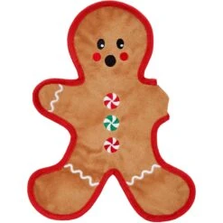 Frisco Holiday Gingerbread Man Flat Plush Squeaky Dog Toy 11 Frisco Holiday Gingerbread Man Flat Plush Squeaky Dog Toy -Frisco Shop 233241 PT3. AC SS1800 V1600872370