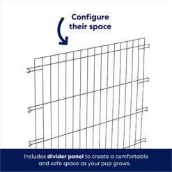Frisco Heavy Duty Enhanced Lock Double Door Fold & Carry Wire Dog Crate & Mat Kit -Frisco Shop 233736 PT6. AC SS1800 V1671661487
