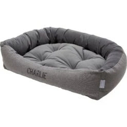Frisco Rectangular Personalized Bolster Dog Bed W/Removable Cover 12 Frisco Rectangular Personalized Bolster Dog Bed W/Removable Cover -Frisco Shop 234946 PT2. AC SS1800 V1600211767
