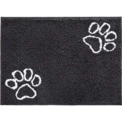 Frisco Microfiber Chenille Paw Print Doormat