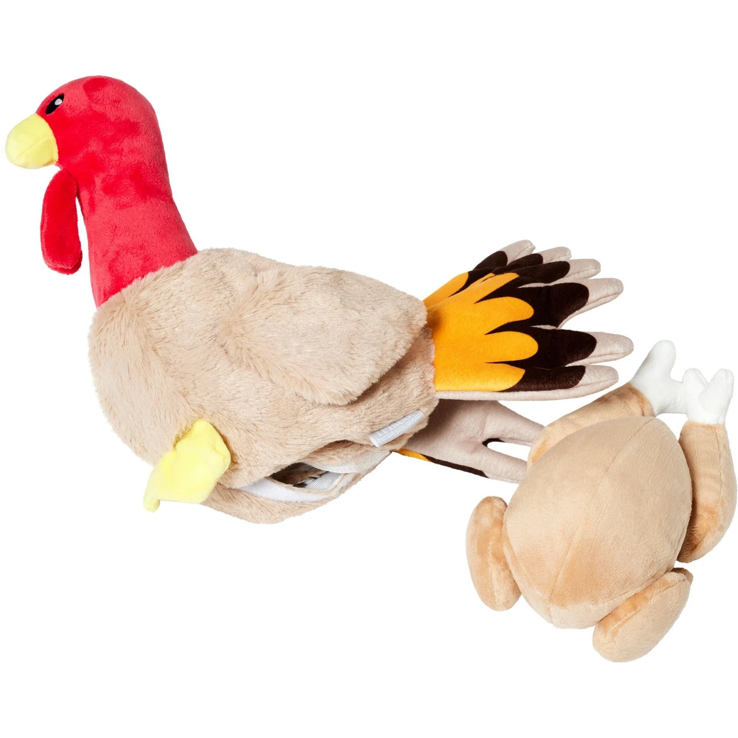 Frisco Holiday Turkey 2-in-1 Plush Squeaky Dog Toy 3 Frisco Holiday Turkey 2-in-1 Plush Squeaky Dog Toy
