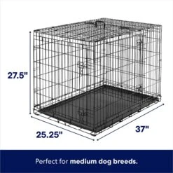 Frisco Heavy Duty All-in-1 Multi-Stage 3 Door Collapsible Wire Dog Crate -Frisco Shop 247915 PT1. AC SS1800 V1611265560