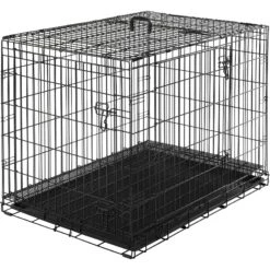 Frisco Heavy Duty All-in-1 Multi-Stage 3 Door Collapsible Wire Dog Crate -Frisco Shop 247915 PT7. AC SS1800 V1611872185