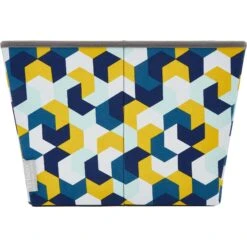 Frisco Rectangle Collapsible Pet Toy Storage Bin, Yellow Geometric -Frisco Shop 250578 PT5. AC SS1800 V1615572202