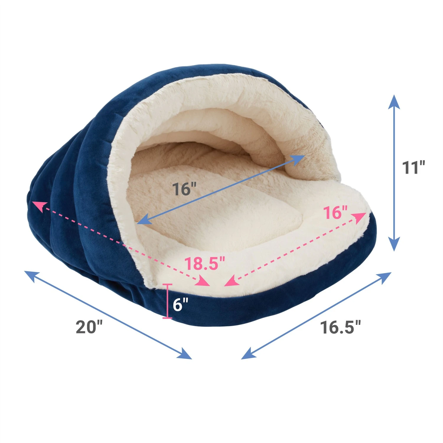 Frisco Slipper Cat & Dog Covered Bed 4 Frisco Slipper Cat & Dog Covered Bed - Image 2