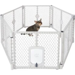 Frisco 6-Panel Plastic Exercise Dog Playpen, Light Gray 12 Frisco 6-Panel Plastic Exercise Dog Playpen, Light Gray -Frisco Shop 252045 PT2. AC SS1800 V1611089724