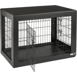Frisco Double Door Furniture Style Dog Crate, Black 11 Frisco Double Door Furniture Style Dog Crate, Black -Frisco Shop 253026 PT5. AC SS1800 V1617644239