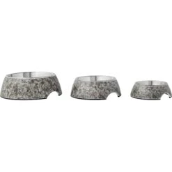 Frisco Black Marble Design Stainless Steel Dog & Cat Bowl -Frisco Shop 253048 PT6. AC SS1800 V1616526399