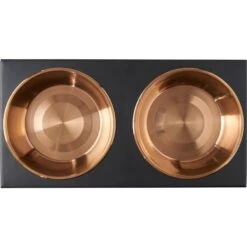 Frisco Copper Stainless Steel Elevated Foldable Double Dog & Cat Bowls 14 Frisco Copper Stainless Steel Elevated Foldable Double Dog & Cat Bowls -Frisco Shop 253060 PT4. AC SS1800 V1616595727