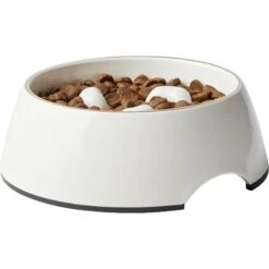 Frisco Melamine Slow Feed Dog & Cat Bowl With Gold Trim 13 Frisco Melamine Slow Feed Dog & Cat Bowl With Gold Trim -Frisco Shop 253066 PT3. AC SS1800 V1616597851