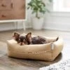 Frisco Faux Felt Reversible Modern Zipper Bolster Cat & Dog Bed -Frisco Shop 255154 MAIN. AC SS1800 V1616011309