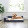 Frisco Faux Felt Orthopedic Corner Sofa Bolster Dog Bed W/Removable Cover -Frisco Shop 255190 MAIN. AC SS1800 V1616073485