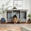 Frisco "Denver" Dog Crate Credenza & Mat Kit -Frisco Shop 255326 MAIN. AC SS1800 V1617136902