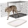 Frisco Heavy Duty Single Door Wire Dog Crate & Frisco Quilted Dog Crate Mat -Frisco Shop 255633 MAIN. AC SS1800 V1604147197