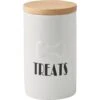 Frisco Ceramic Treat Jar With Wood Lid 1 Frisco Ceramic Treat Jar With Wood Lid -Frisco Shop 256050 MAIN. AC SS1800 V1615313783