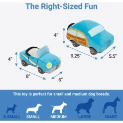 Frisco Road Trip Cruisers Plush Squeaky Dog Toy, 2 Count 6 Frisco Road Trip Cruisers Plush Squeaky Dog Toy, 2 Count -Frisco Shop 261982 PT1. AC SS1800 V1622563953